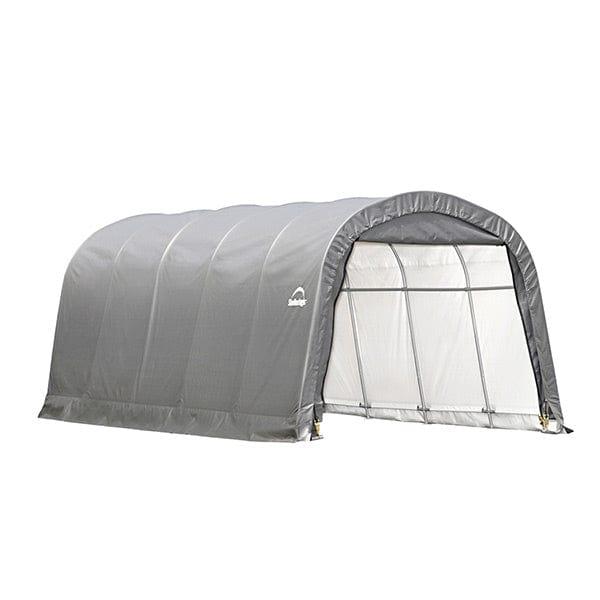 Garage-in-a-Box 12' x 20' x 8', RoundTop Style, Gray